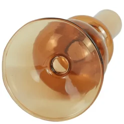 Nimara Fendi glas lysestage amber 15 cm* Lysestager
