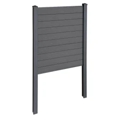 Nimara Finley komposithegn startmodul - H: 150 x L: 95 cm - Antracitgrå/sort* Komposithegn - Antracitgrå/Sort|Alle Komposithegn