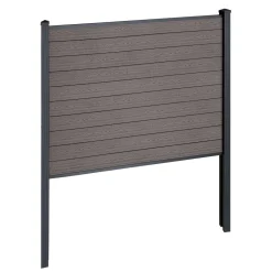 Nimara Finley komposithegn startmodul - H: 150 x L: 185 cm - Brun* Alle Komposithegn|Komposithegn - Brun