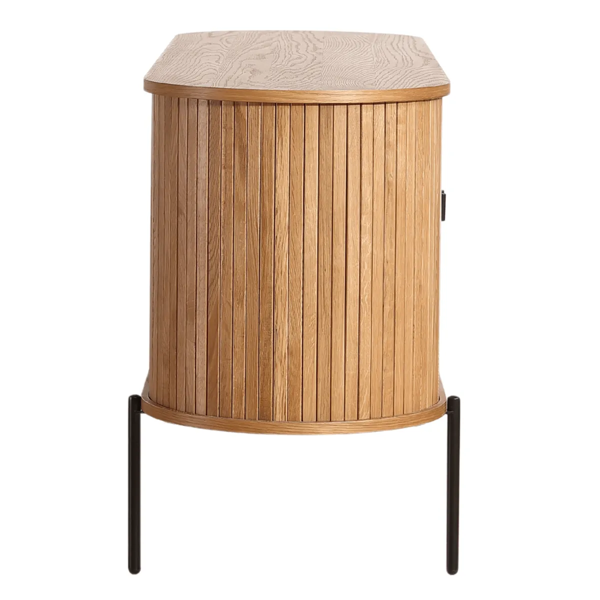 Nimara Florence jalousi skab med lameller i eg 160x45x75 cm* Kommoder & Skænke|Kommoder & Skænke