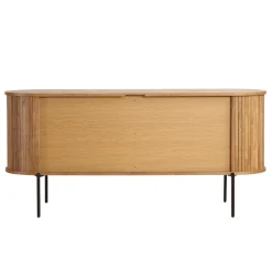 Nimara Florence jalousi skab med lameller i eg 160x45x75 cm* Kommoder & Skænke|Kommoder & Skænke