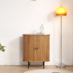 Nimara Florence jalousi skab med lameller i eg 70x40x85 cm* Kommoder & Skænke|Opbevaring Til Stuen