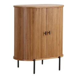Nimara Florence jalousi skab med lameller i eg 70x40x85 cm* Kommoder & Skænke|Opbevaring Til Stuen
