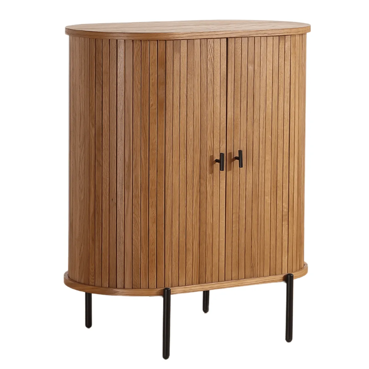 Nimara Florence jalousi skab med lameller i eg 70x40x85 cm* Kommoder & Skænke|Opbevaring Til Stuen