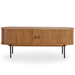 Nimara Florence jalousi tv-bord med lameller i eg 138x40x55 cm* Kommoder & Skænke|Tv Borde