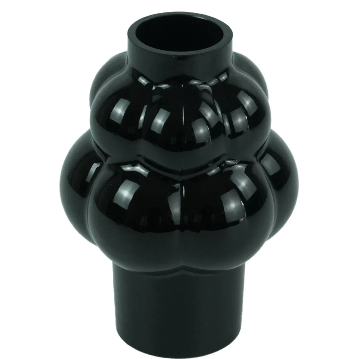 Nimara Foxy glas vase sort 21 cm* Vaser