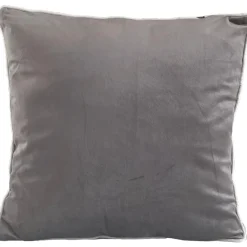 Nimara Gabi pyntepude - Grå velour 45x45 cm* Puder|Puder