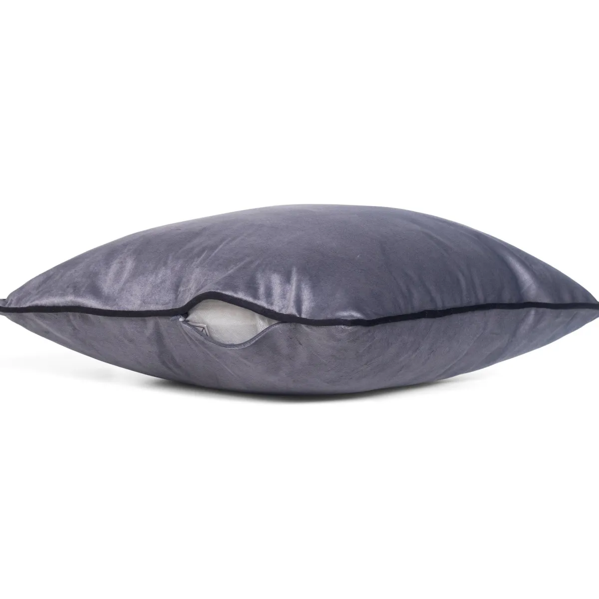 Nimara Gabi pyntepude - Sølvgrå velour 45x45 cm* Puder|Puder