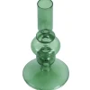 Nimara Gracie glas lysestage grøn 18 cm* Lysestager
