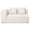 Nimara Hailey - Højrevendt chaiselong modulsofa i beige med 2 moduler L: 294 X D: 148 X H: 65 cm* Sofaer