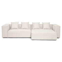 Nimara Hailey - Højrevendt chaiselong modulsofa i beige med 2 moduler L: 294 X D: 148 X H: 65 cm* Sofaer