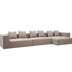 Nimara Hailey - Højrevendt chaiselong modulsofa i sand med 3 moduler L: 415 X D: 148 X H: 65 cm* Sofaer