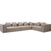 Nimara Hailey - Hjørnesofa modulsofa i sand med 4 moduler (Opstilling 2) L: 368 X D: 247 X H: 65 Cm* Sofaer