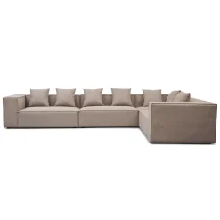 Nimara Hailey - Hjørnesofa modulsofa i sand med 4 moduler (Opstilling 2) L: 368 X D: 247 X H: 65 Cm* Sofaer