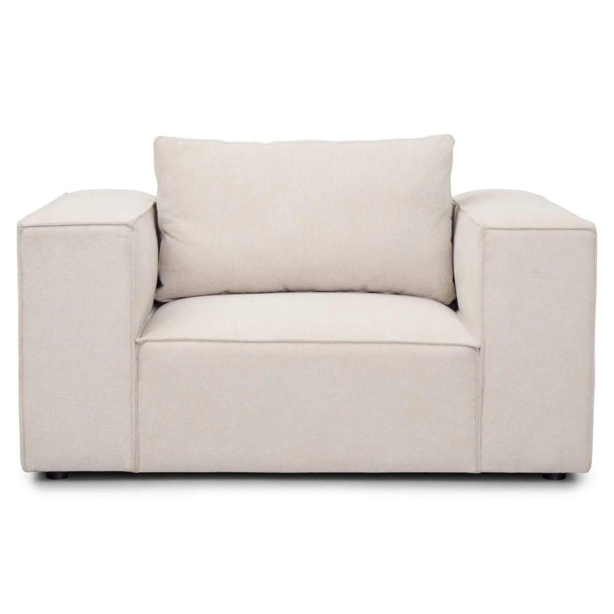 Nimara Hailey lænestol i beige L: 136 X D: 100 X H: 64 Cm* Sofaer|Lænestole