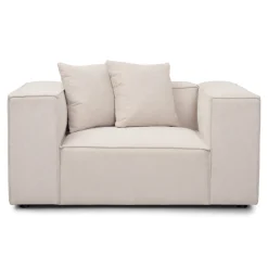 Nimara Hailey lænestol i beige L: 136 X D: 100 X H: 64 Cm* Sofaer|Lænestole