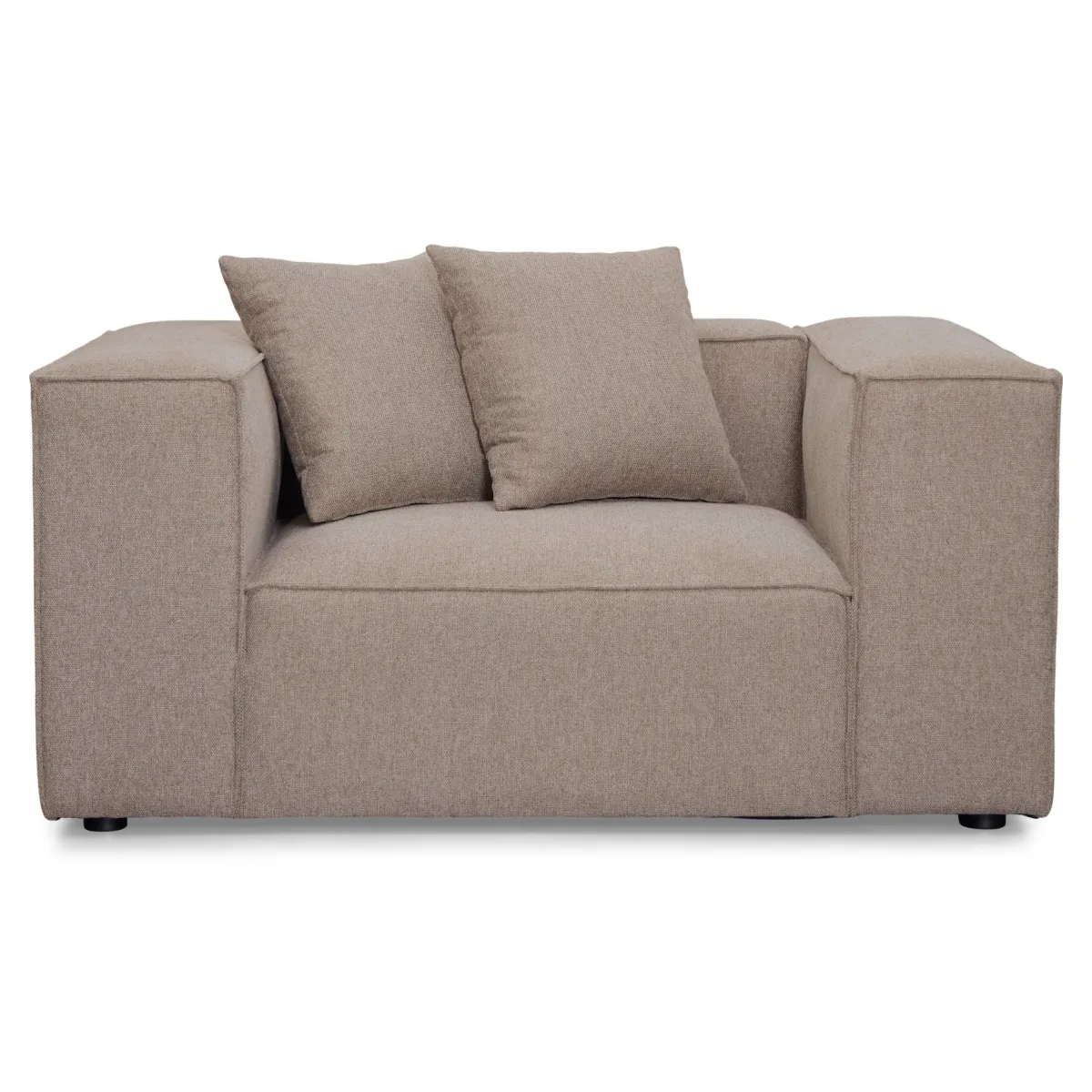 Nimara Hailey lænestol i sand L: 136 X D: 100 X H: 64 Cm* Sofaer|Lænestole