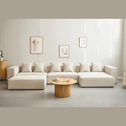 Nimara Hailey midtermodul i beige L: 121 X D: 100 X H: 65 cm* Sofaer