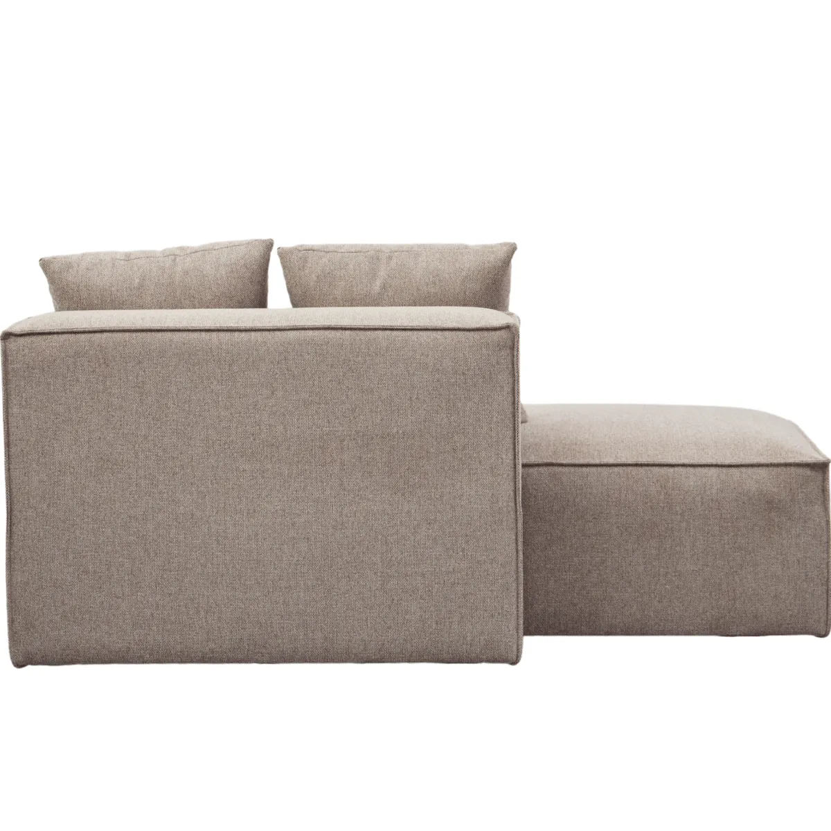 Nimara Hailey modul med halvt ryglæne venstrevendt i sand L:148 x D: 100 x H: 65 cm* Sofaer