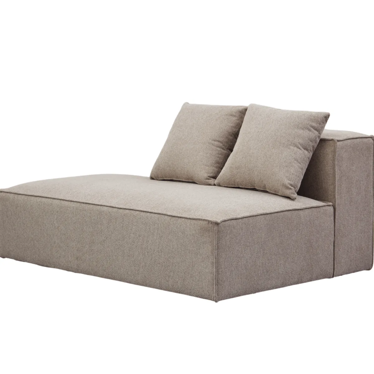 Nimara Hailey modul med halvt ryglæne venstrevendt i sand L:148 x D: 100 x H: 65 cm* Sofaer