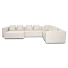Nimara Hailey - U-sofa modulsofa i beige med 4 moduler - Venstrevendt chaiselong L: 368 X D: 247 X H: 65 cm* Sofaer