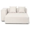 Nimara Hailey - Venstrevendt chaiselong modulsofa i beige med 3 moduler L: 415 X D: 148 X H: 65 cm* Sofaer
