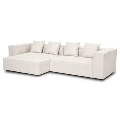 Nimara Hailey - Venstrevendt chaiselong modulsofa i beige med 2 moduler L: 294 X D: 148 X H: 65 cm* Sofaer