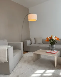 Nimara Hailey - Venstrevendt chaiselong modulsofa i beige med 2 moduler L: 294 X D: 148 X H: 65 cm* Sofaer