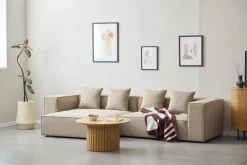 Nimara Hailey - Venstrevendt chaiselong modulsofa i sand med 3 moduler L: 415 X D: 148 X H: 65 cm* Sofaer