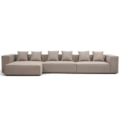 Nimara Hailey - Venstrevendt chaiselong modulsofa i sand med 3 moduler L: 415 X D: 148 X H: 65 cm* Sofaer