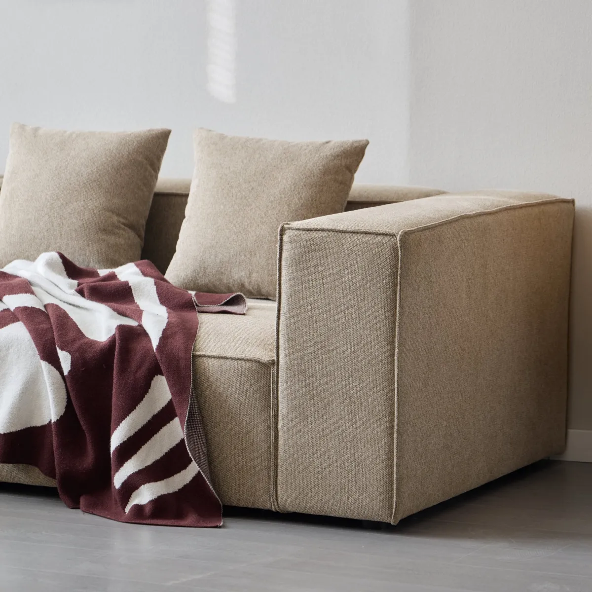Nimara Hailey - Venstrevendt chaiselong modulsofa i sand med 3 moduler L: 415 X D: 148 X H: 65 cm* Sofaer