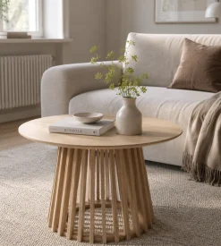 Nimara Harris rundt sofabord i eg - Ø70 cm* Sofaborde