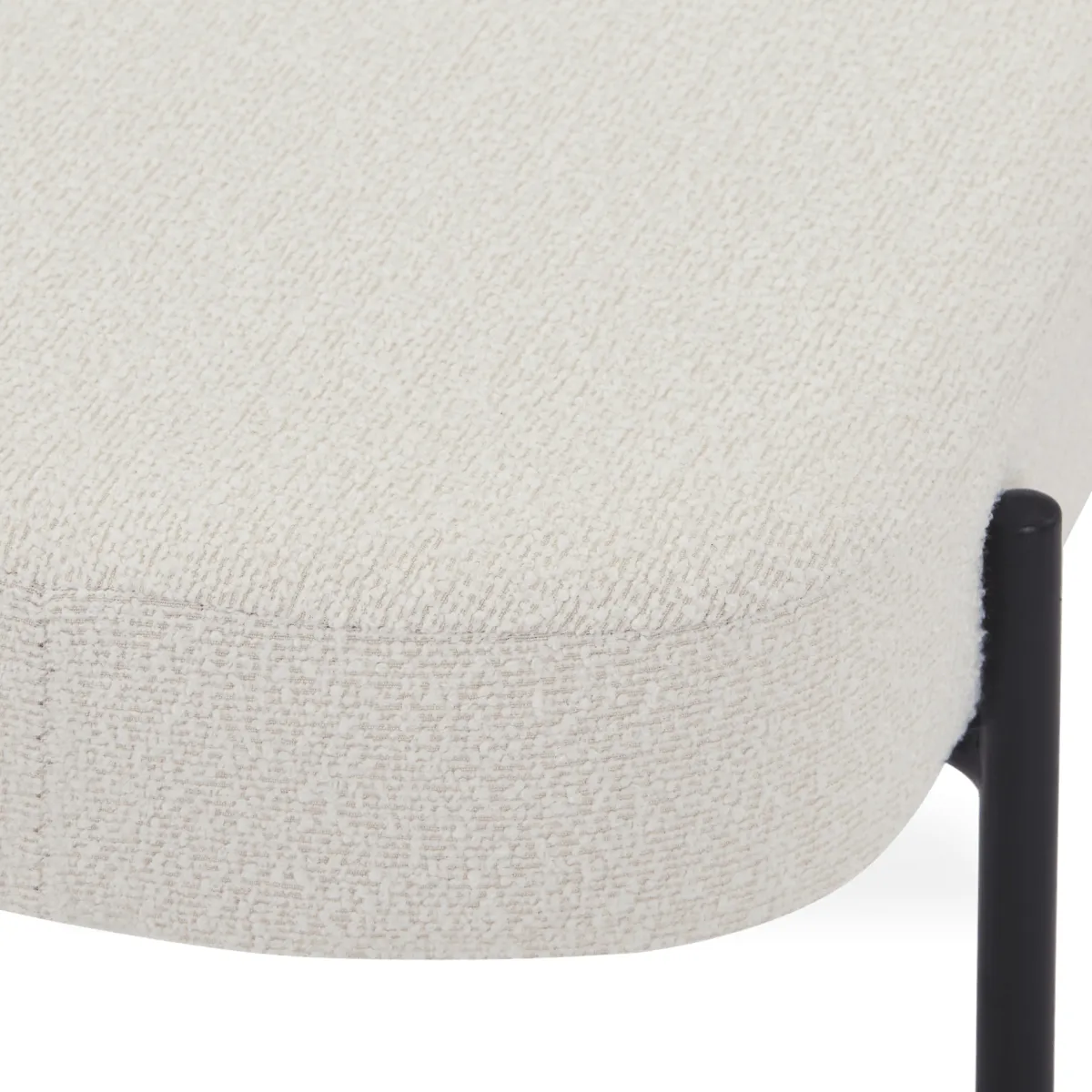 Nimara Helena bænk i hvid boucle 100x36x43 cm* Bænke|Bænke