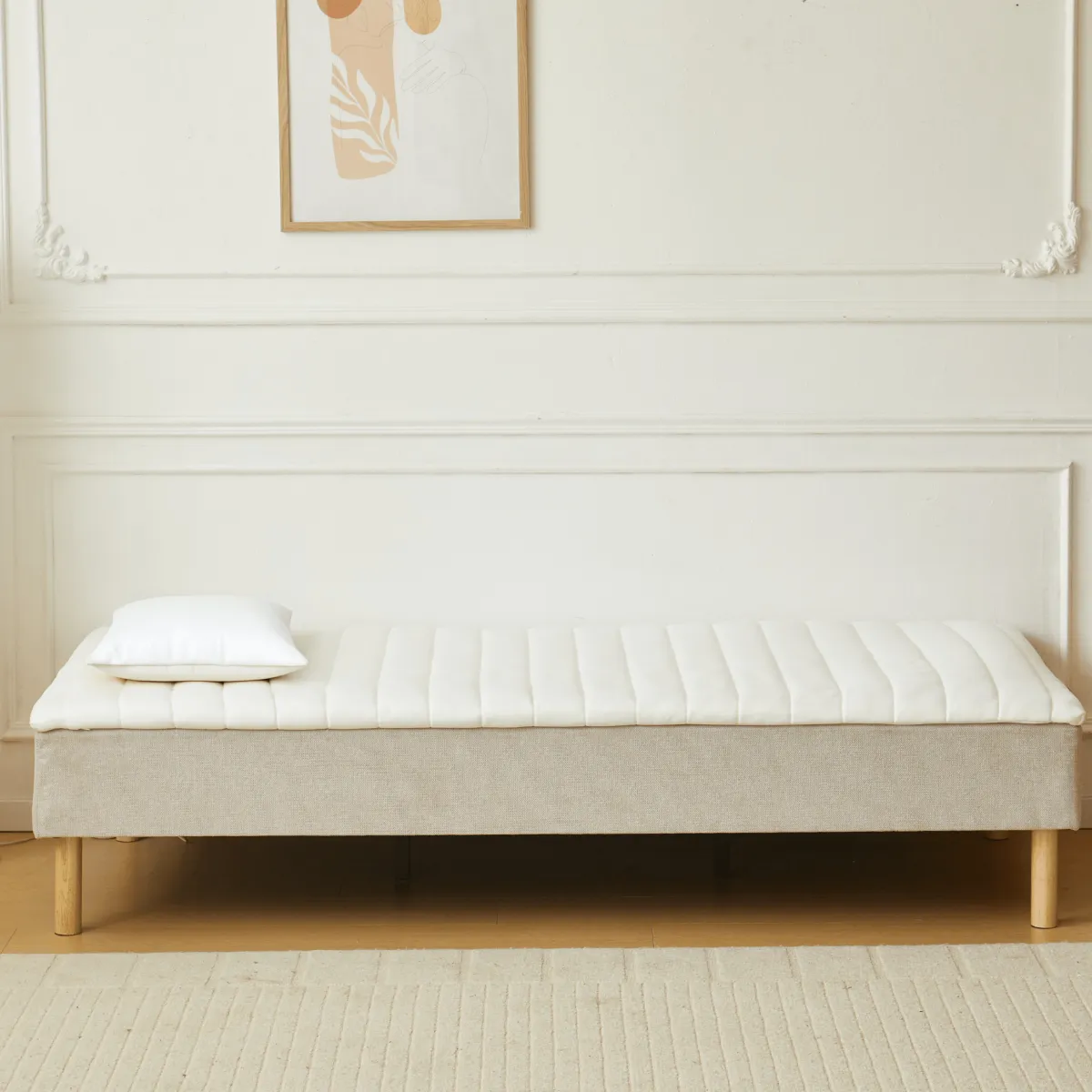 Nimara Henry hvid topmadras i PU-skum 90x200x4 cm* Alle Madrasser|Topmadrasser
