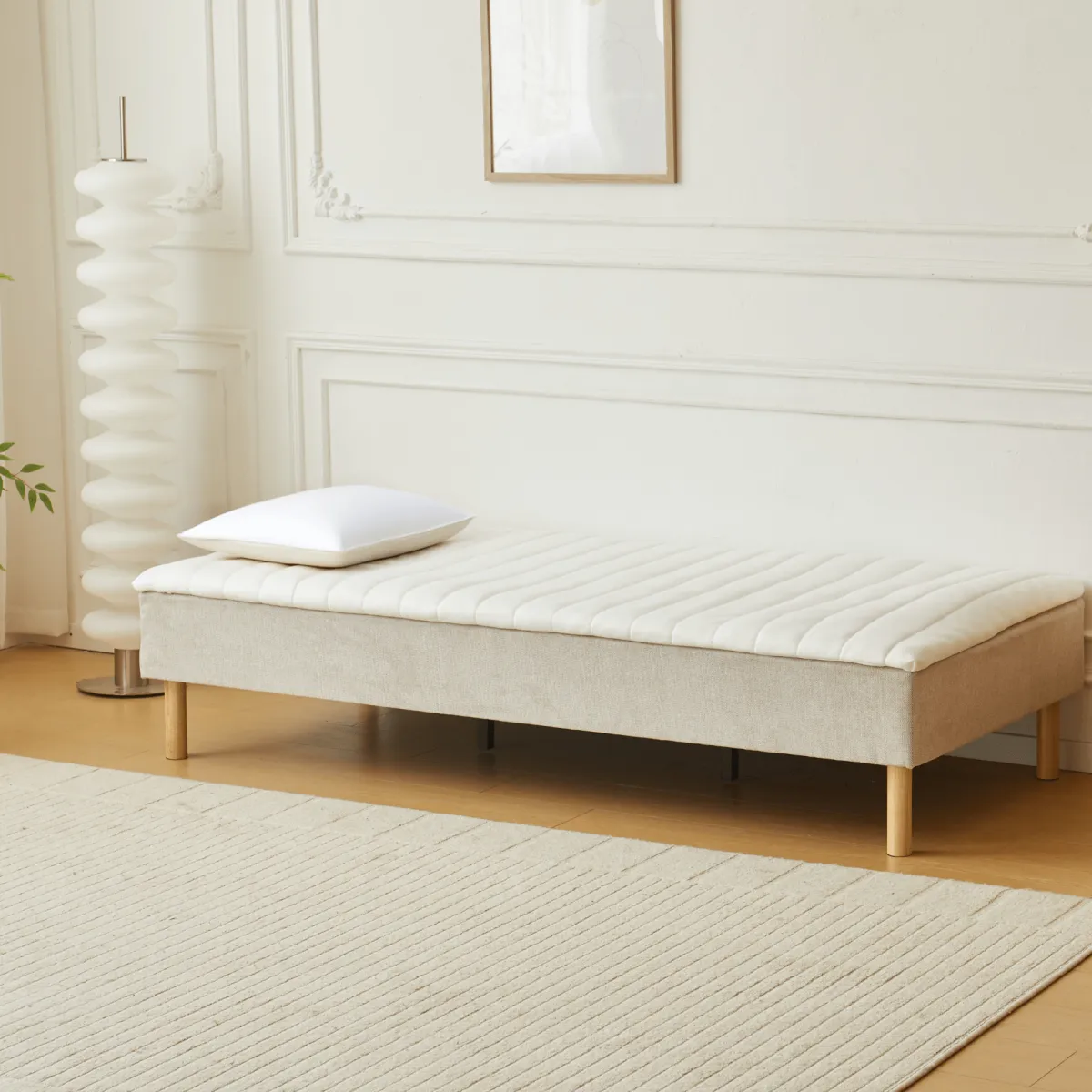 Nimara Henry hvid topmadras i PU-skum 90x200x4 cm* Alle Madrasser|Topmadrasser