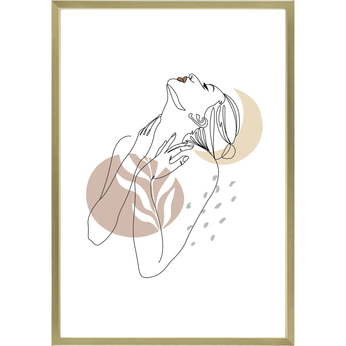 Nimara Ibi billedramme 21x30 cm guld* Billedrammer