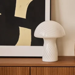 Nimara Ida Mushroom LED lampe hvid 24 cm* Bordlamper