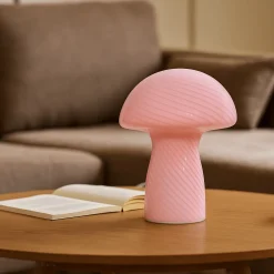 Nimara Ida Mushroom LED lampe lyserød 24 cm* Bordlamper