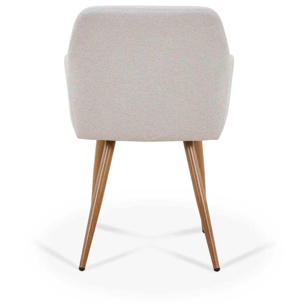 Nimara Jenna spisebordstol - beige tekstil med egelook* Spisebordsstole