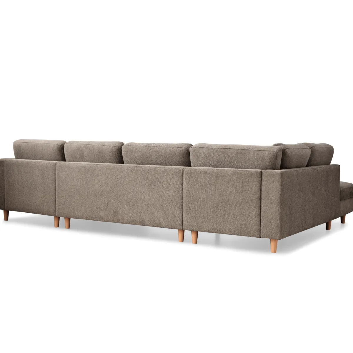 Nimara Jennifer højrevendt u-sofa i sand med chaiselong - L: 300 x D: 208 x H: 82 cm* Sofaer