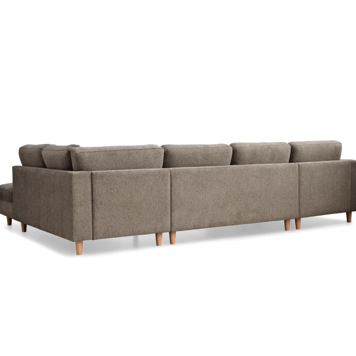 Nimara Jennifer venstrevendt u-sofa i sand med chaiselong - L: 300 x D: 208 x H: 82 cm* Sofaer