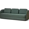 Nimara Katarina foldbar sovesofa grøn L: 217 x D: 77/145 x H: 75 cm* Sofaer|Sovesofaer