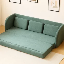 Nimara Katarina foldbar sovesofa grøn L: 217 x D: 77/145 x H: 75 cm* Sofaer|Sovesofaer