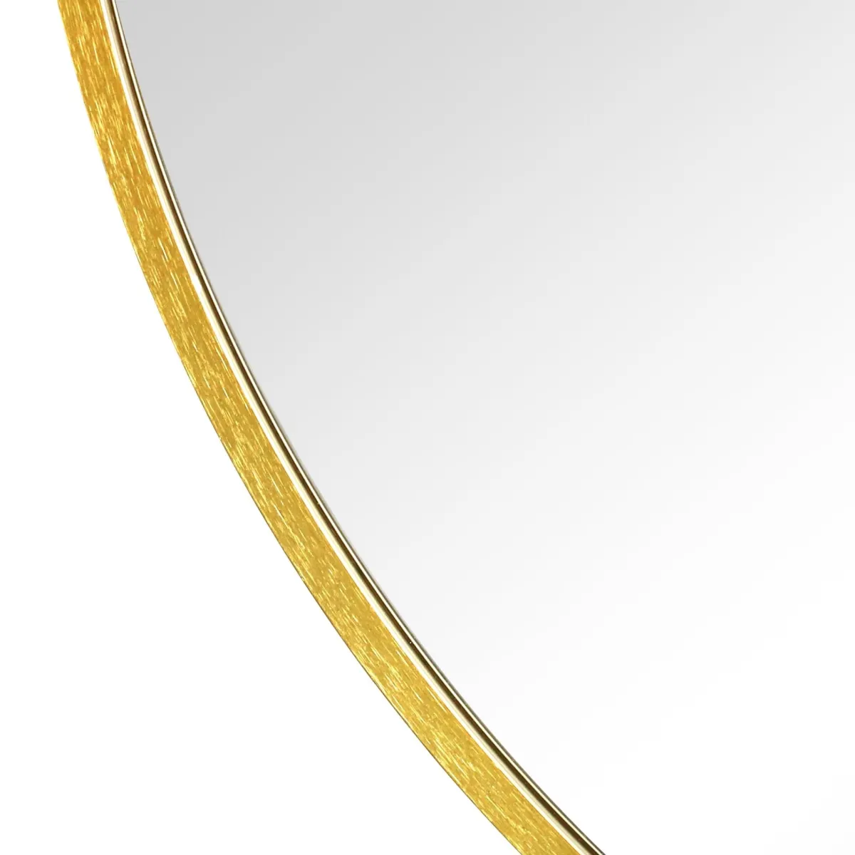 Nimara Kaya rundt spejl med messing/guld ramme Ø70 cm* Spejle