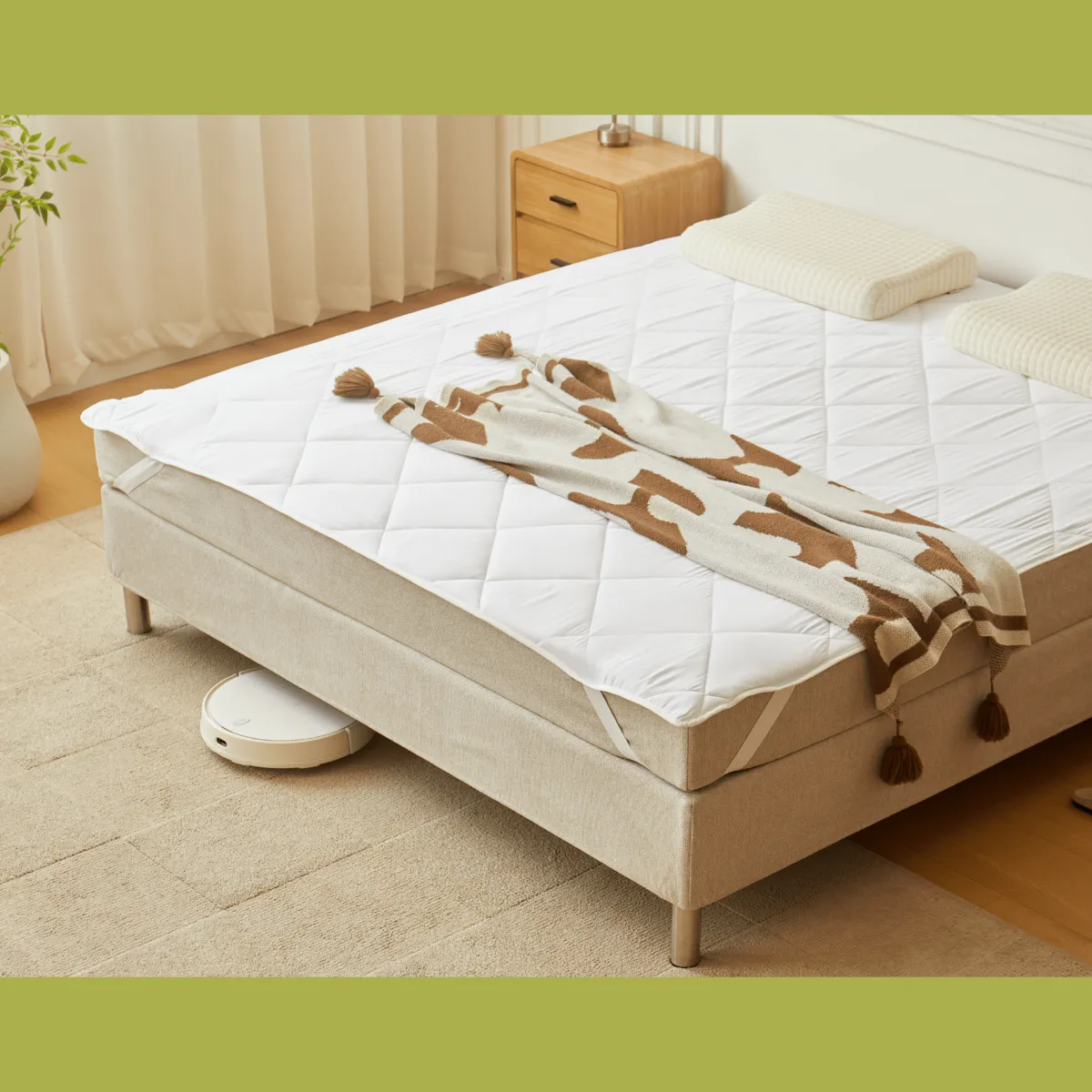 Nimara Leo hvid rullemadras 180x200 cm* Rullemadrasser|Alle Madrasser
