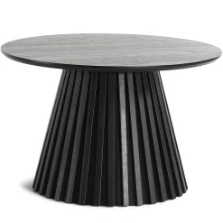 Nimara Lewis lamel sofabord sort Ø70 cm* Sofaborde