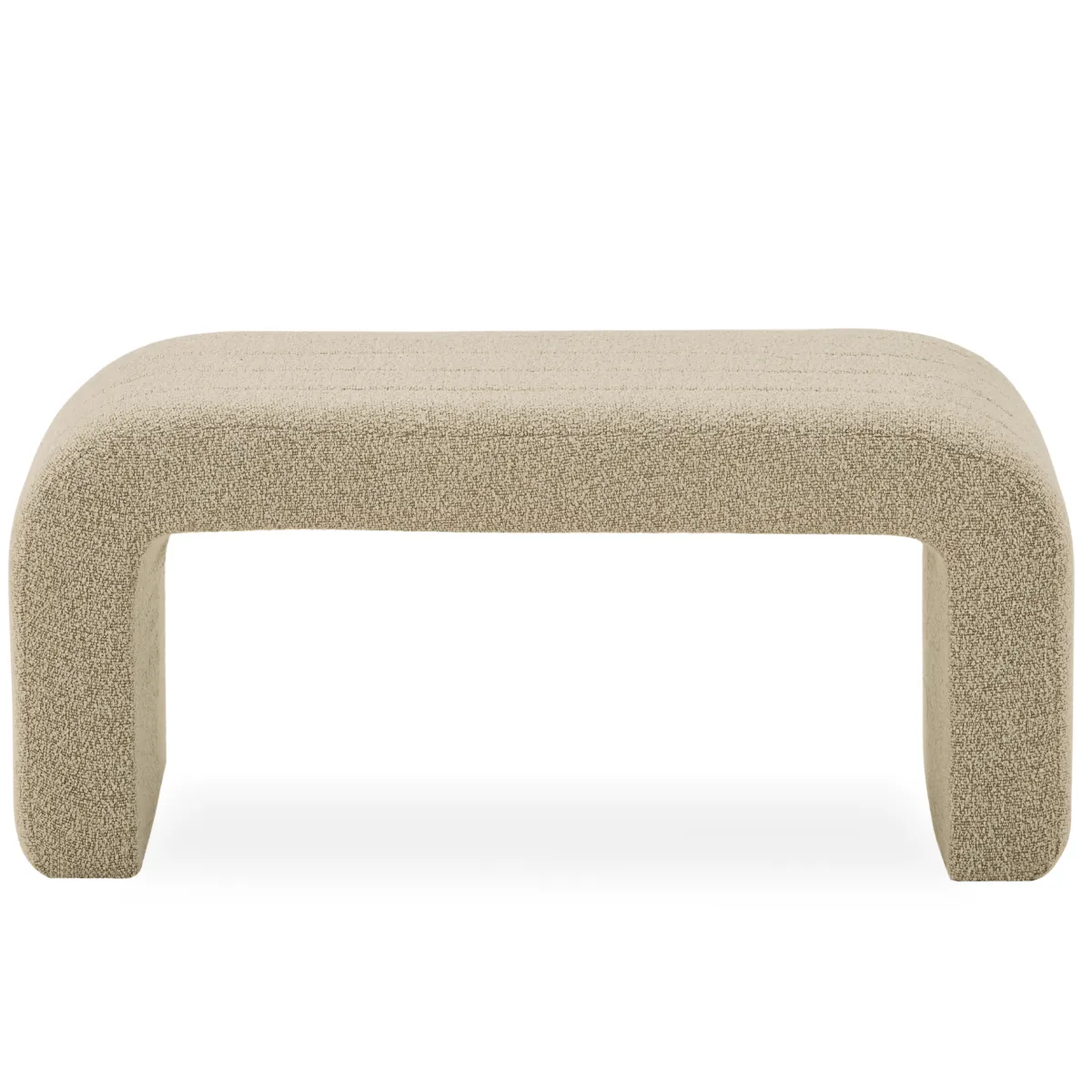 Nimara Lianna bænk i beige boucle 95x40x44 cm* Bænke|Bænke