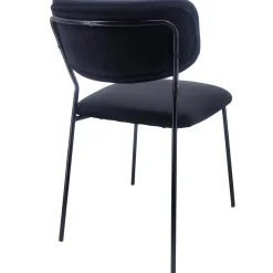 Nimara Lucia spisebordsstol - sort velour* Spisebordsstole