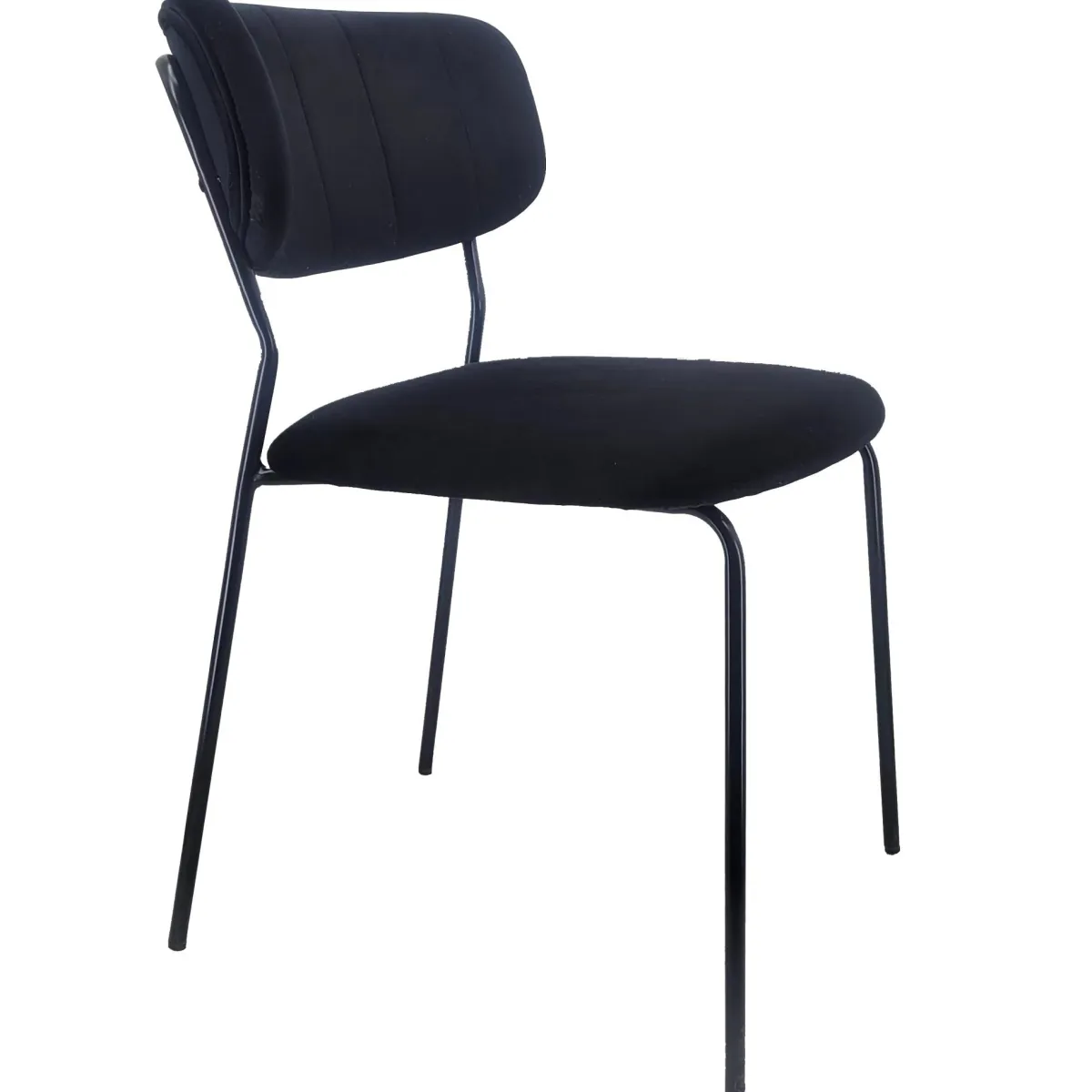 Nimara Lucia spisebordsstol - sort velour* Spisebordsstole