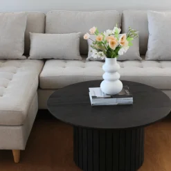 Nimara Lulu - Højrevendt og venstrevendt vendbar chaiselong sofa lys beige - L: 215 x D: 82 x H: 78 cm* Sofaer